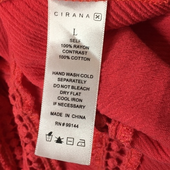 Cirana Coral Bell Sleeves Pullover Top. D/A139/4 - Picture 7 of 8